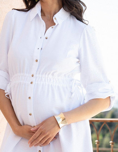 Women Seraphine Formal Dresses Maternity Shirt Dress