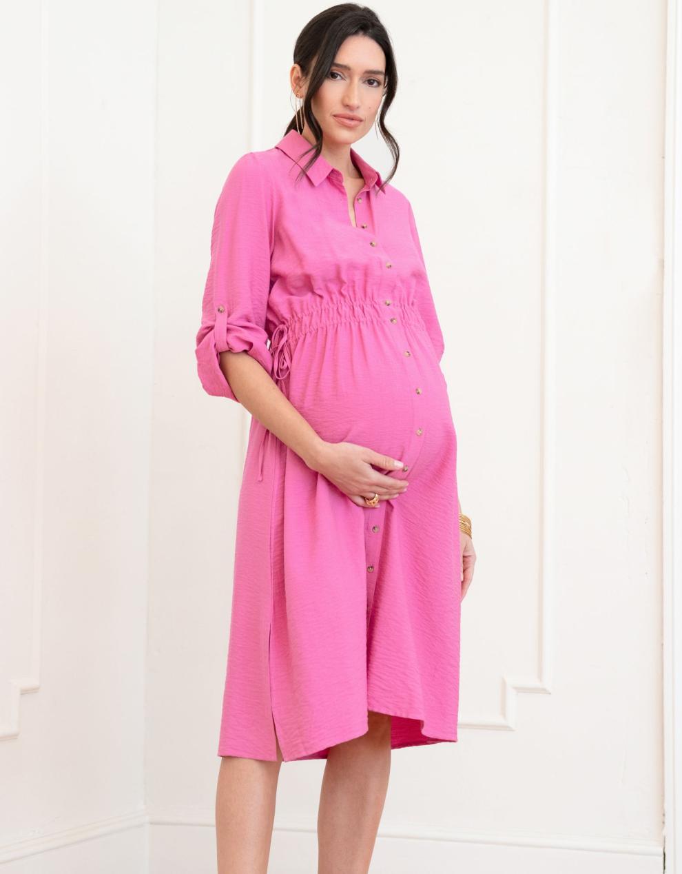 Women Seraphine Formal Dresses Maternity Shirt Dress