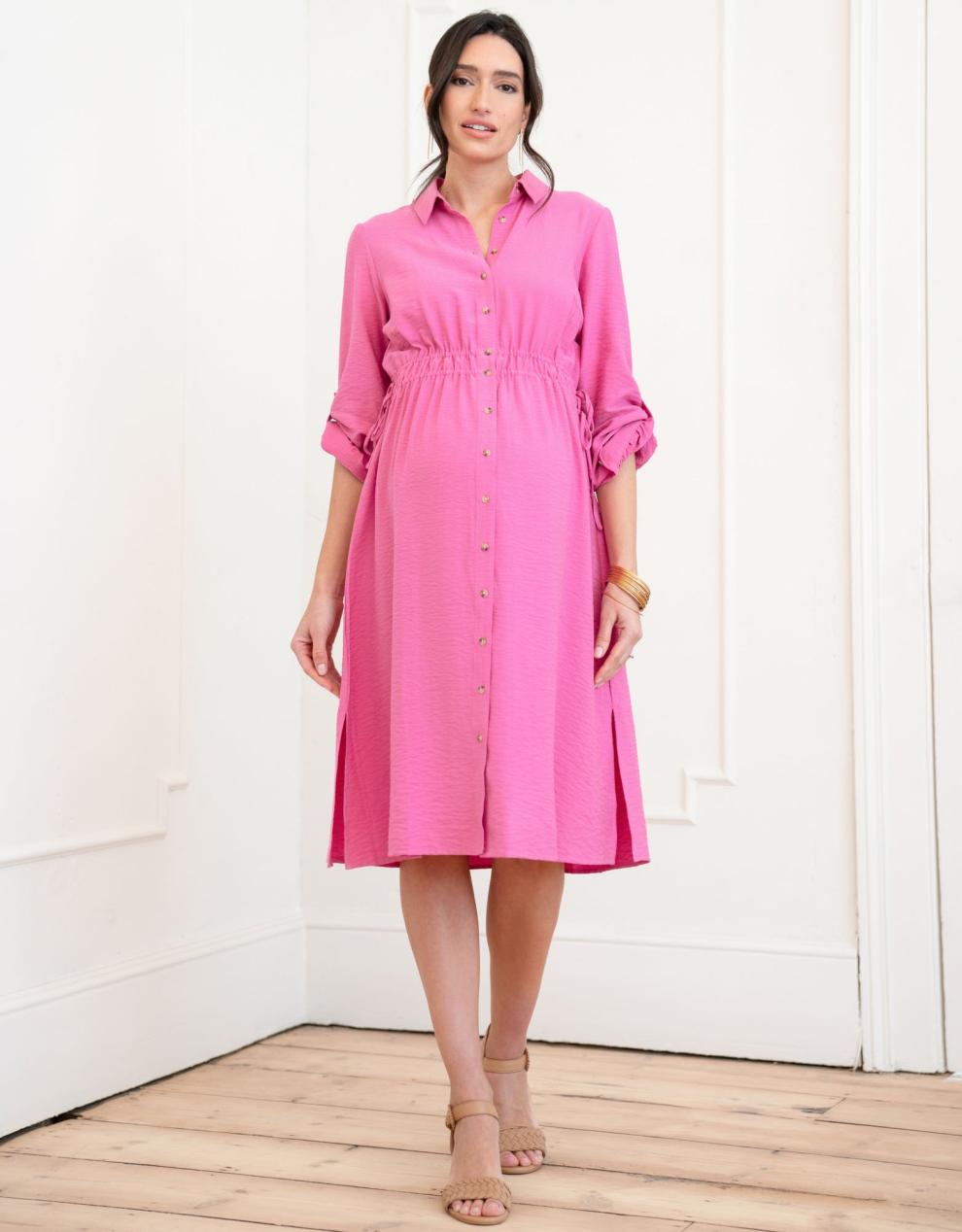 Women Seraphine Formal Dresses Maternity Shirt Dress