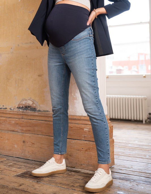 Women Seraphine Jeans Organic Cotton Light Skinny Maternity Jeans