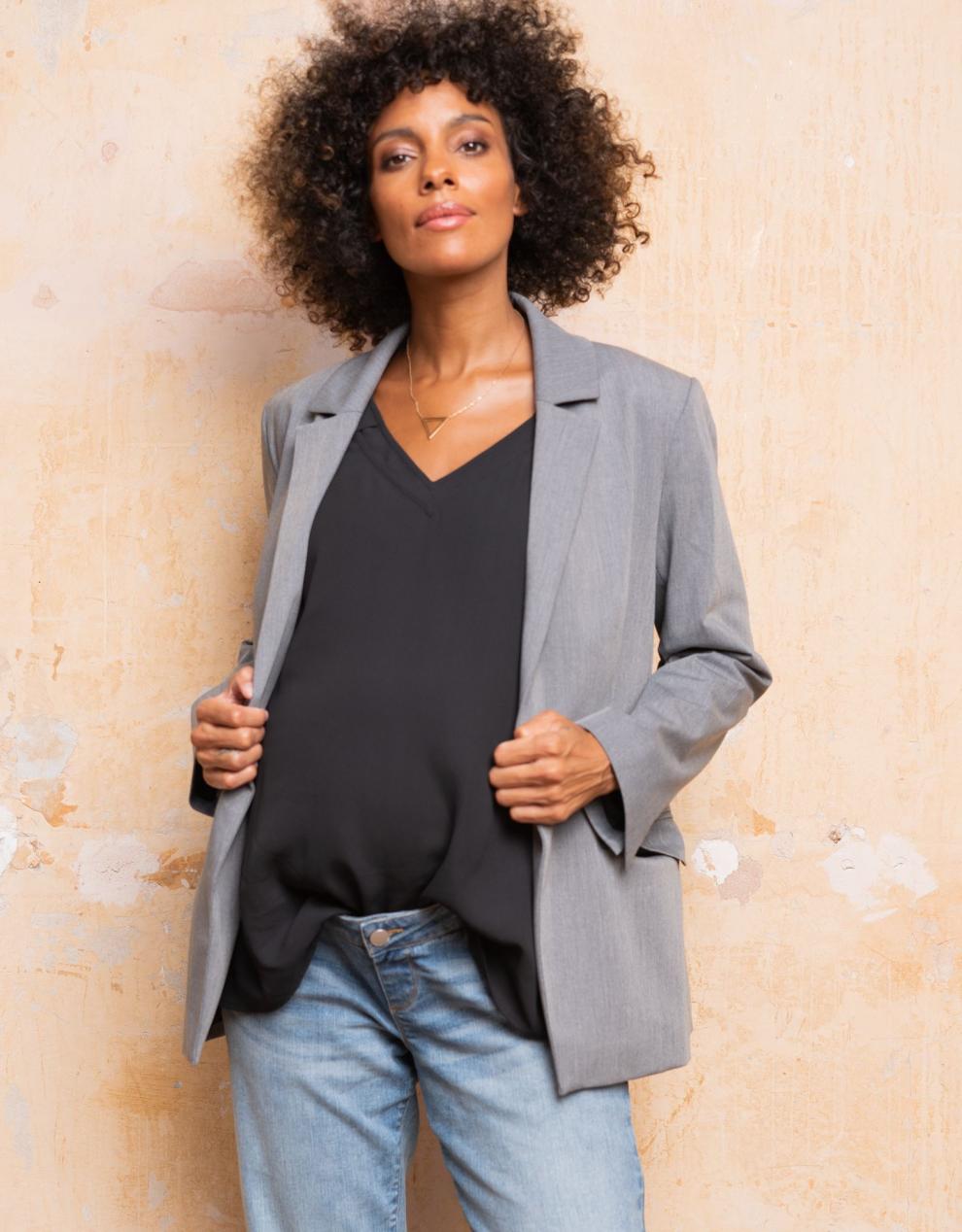 Women Seraphine Jeans Organic Cotton Tapered Maternity Jeans