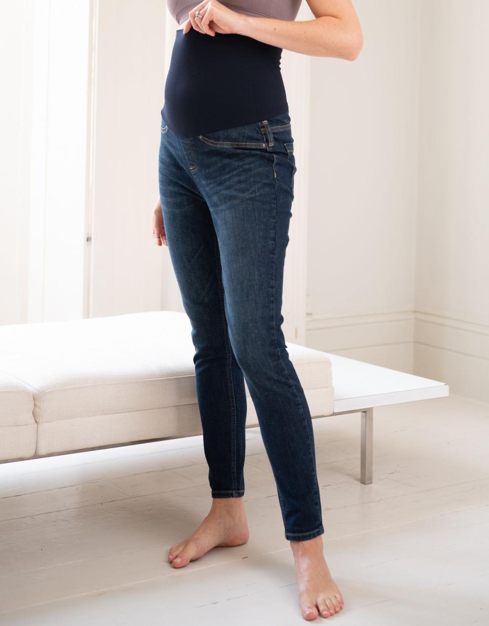 Women Seraphine Jeans Organic Indigo Post Maternity Shaping Jeans