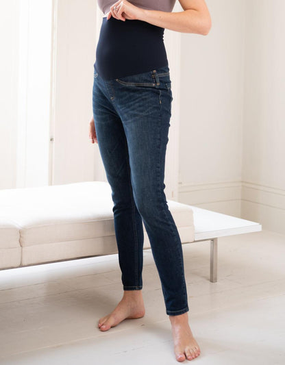 Women Seraphine Jeans Organic Indigo Post Maternity Shaping Jeans