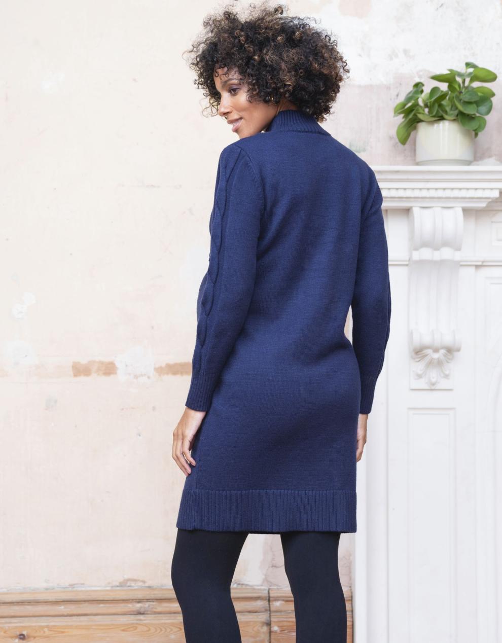 Women Seraphine Jumpers & Knitwear Cable Knit Maternity & Nursing Tunic