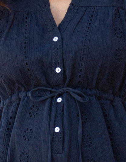 Women Seraphine Jumpsuits Button-Down Maternity Romper
