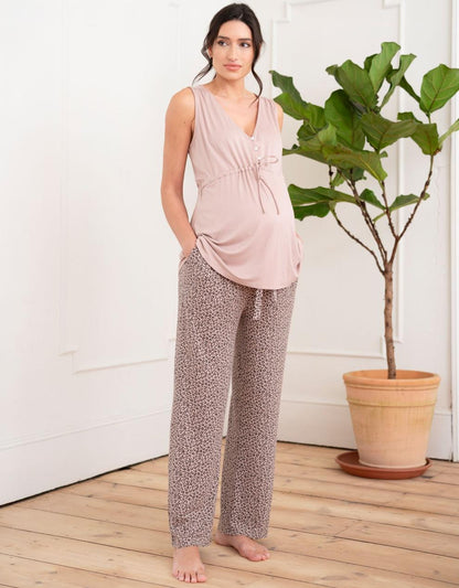Women Seraphine Kits & Sets Full Length Jersey Pajama Maternity-To-Nursing Set