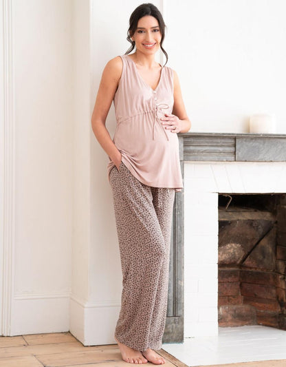 Women Seraphine Kits & Sets Full Length Jersey Pajama Maternity-To-Nursing Set
