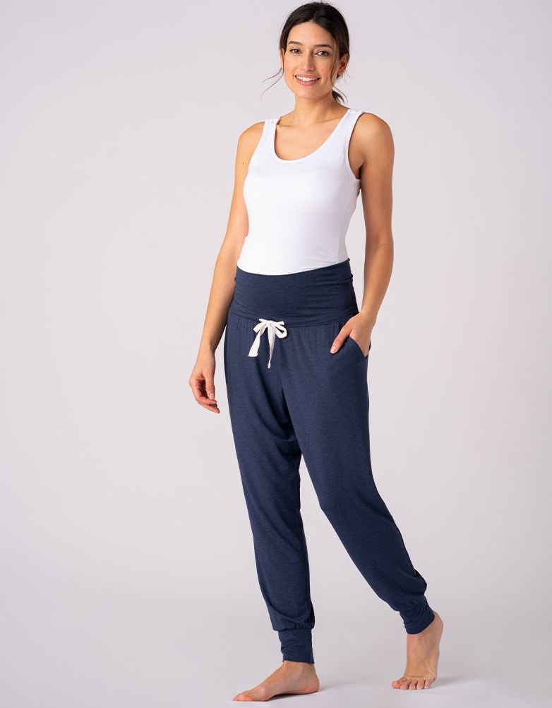 Women Seraphine Kits & Sets Maternity Lounge Pants – Navy & Sage Twin Pack
