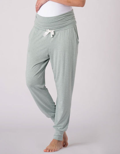 Women Seraphine Kits & Sets Maternity Lounge Pants – Navy & Sage Twin Pack