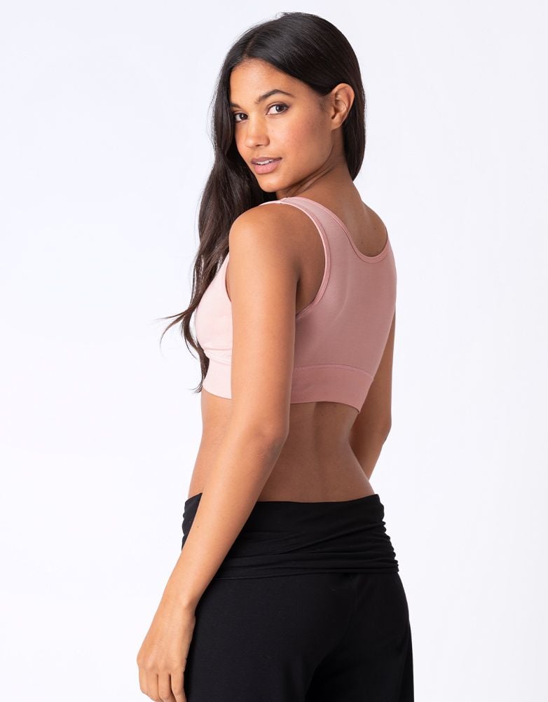 Women Seraphine Kits & Sets Twin Pack Bamboo Maternity & Nursing Sleep Bras – Black & Blush
