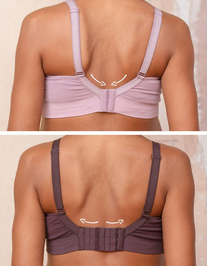 Women Seraphine Kits & Sets Twin Pack Bamboo Nursing Bras – Mocha & Mauve