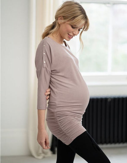 Women Seraphine Leggings & Tights Black Bamboo Active Under-Bump Maternity Leggings