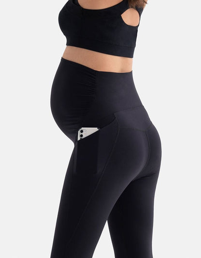 Women Seraphine Leggings & Tights Black Bump & Back Support Maternity Leggings