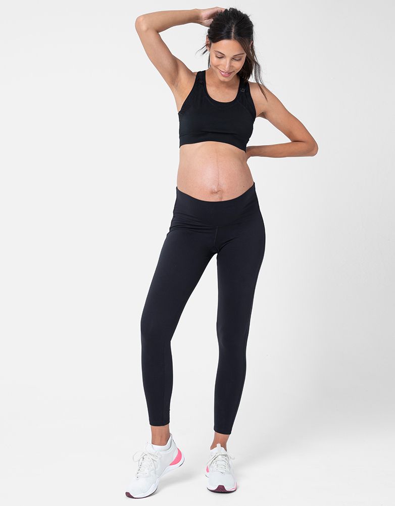 Women Seraphine Leggings & Tights Black Bump To Postpartum Active Leggings
