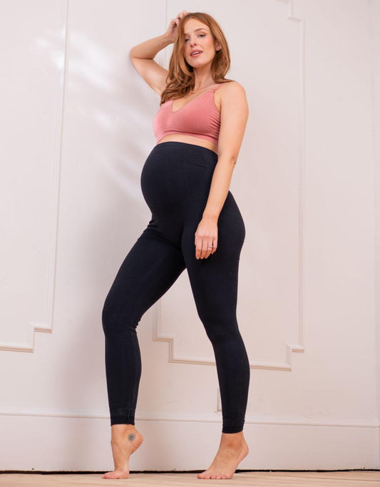 Women Seraphine Leggings & Tights Seamless Over Bump Maternity Leggings
