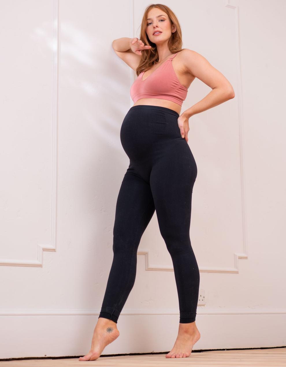 Women Seraphine Leggings & Tights Seamless Over Bump Maternity Leggings