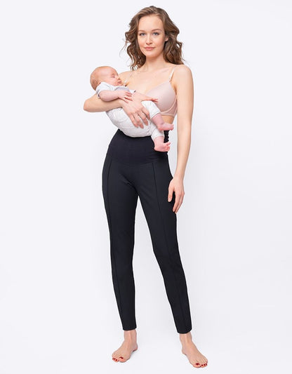 Women Seraphine Lingerie & Shapewear Black Post Maternity Shaping Trousers