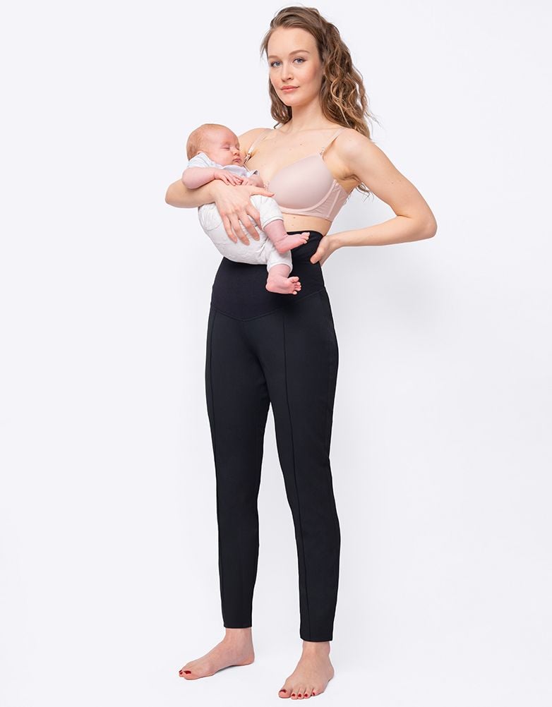 Women Seraphine Lingerie & Shapewear Black Post Maternity Shaping Trousers