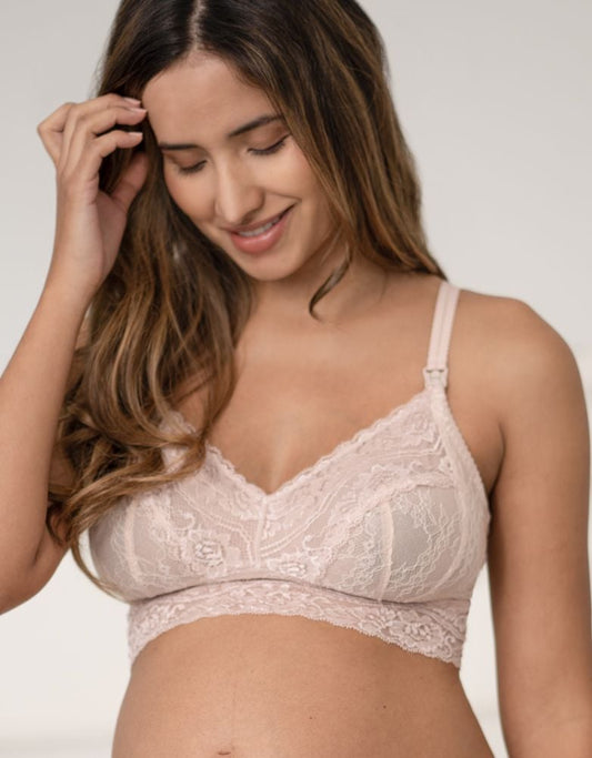 Women Seraphine Lingerie & Shapewear Blush Lace Maternity & Nursing Bralette