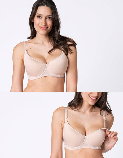 Women Seraphine Nursing Bras & Lingerie Seraphine Nude T-Shirt Maternity & Nursing Bra