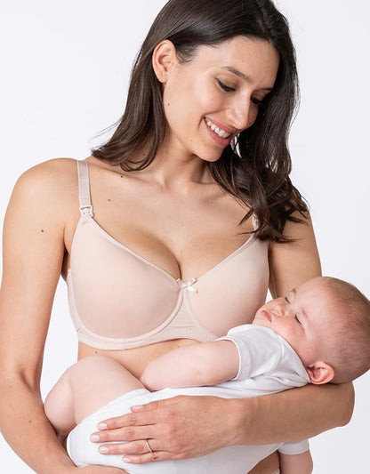 Women Seraphine Nursing Bras & Lingerie Seraphine Nude T-Shirt Maternity & Nursing Bra