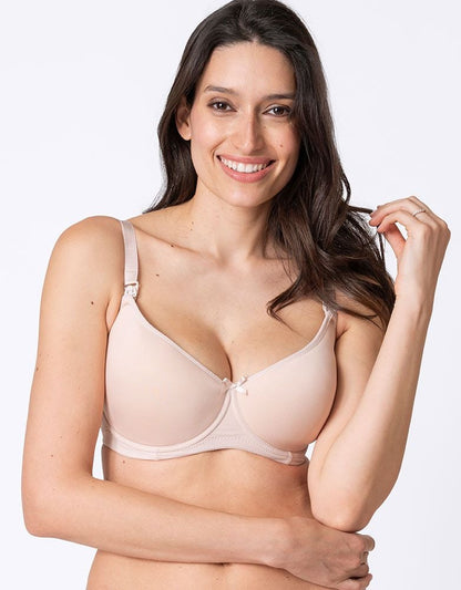 Women Seraphine Nursing Bras & Lingerie Seraphine Nude T-Shirt Maternity & Nursing Bra
