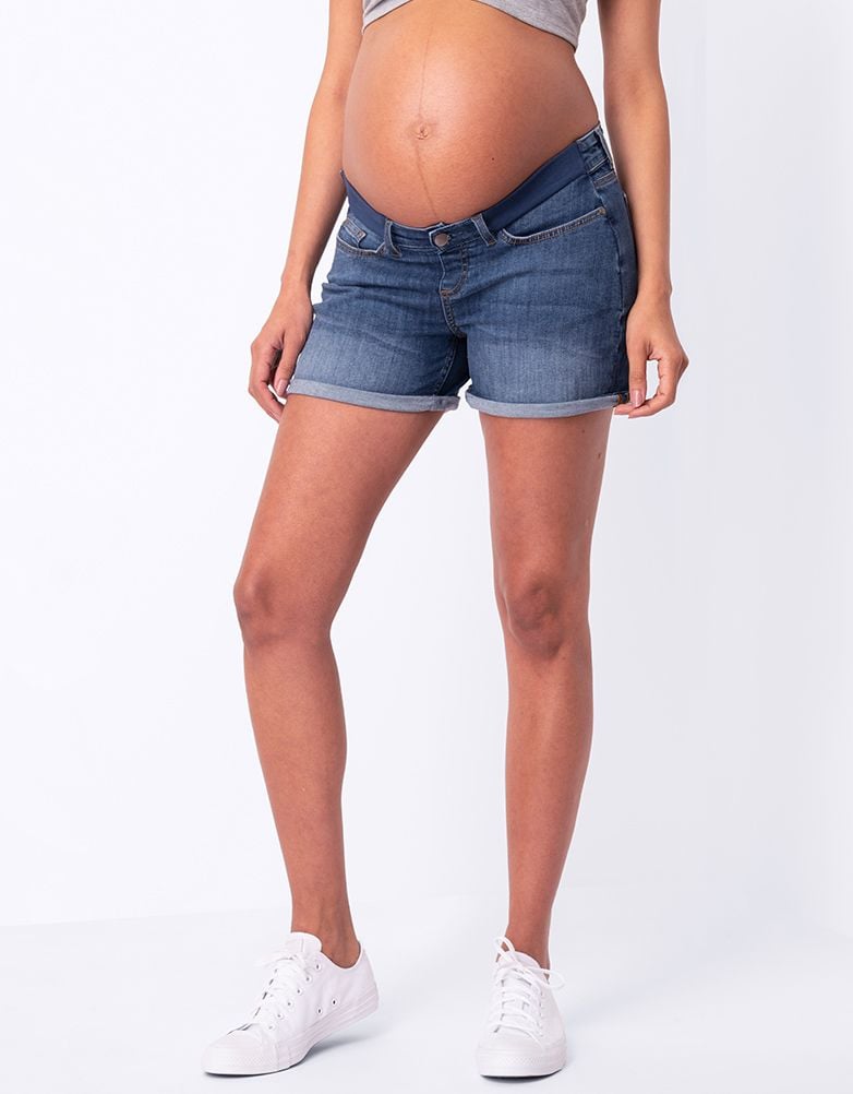 Women Seraphine Shorts Maternity Denim Shorts