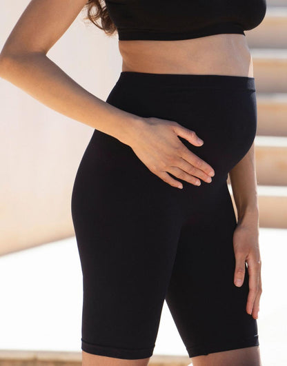Women Seraphine Shorts Over Bump Cycling Short Maternity Leggings