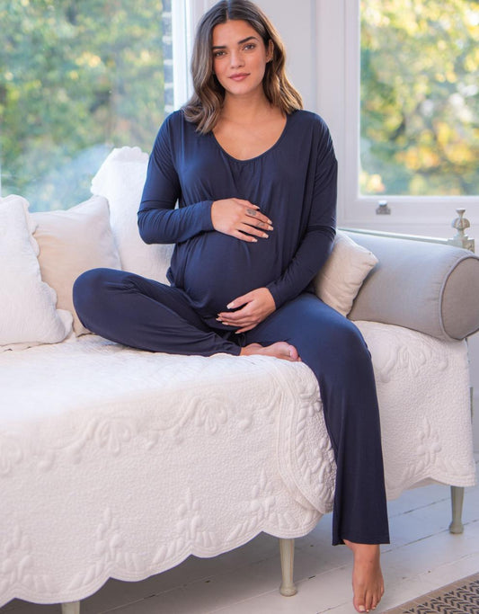 Women Seraphine Sleepwear Bamboo Lounge Maternity & Nursing Pyjamas