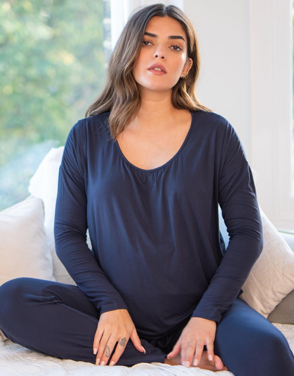 Women Seraphine Sleepwear Bamboo Lounge Maternity & Nursing Pyjamas