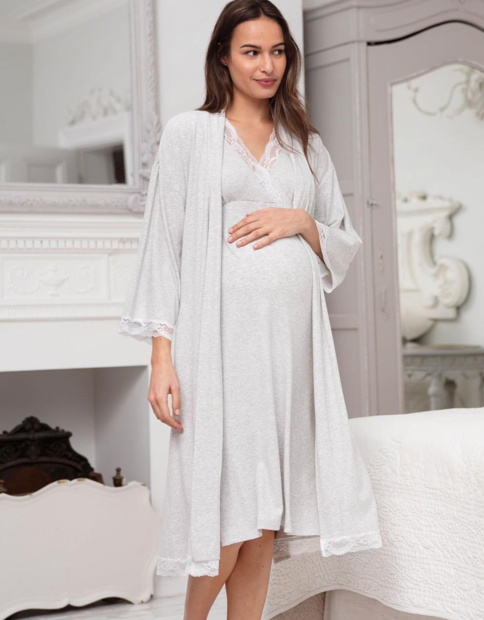 Women Seraphine Sleepwear Maternity & Nursing Robe