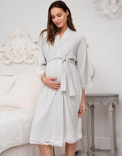 Women Seraphine Sleepwear Maternity & Nursing Robe