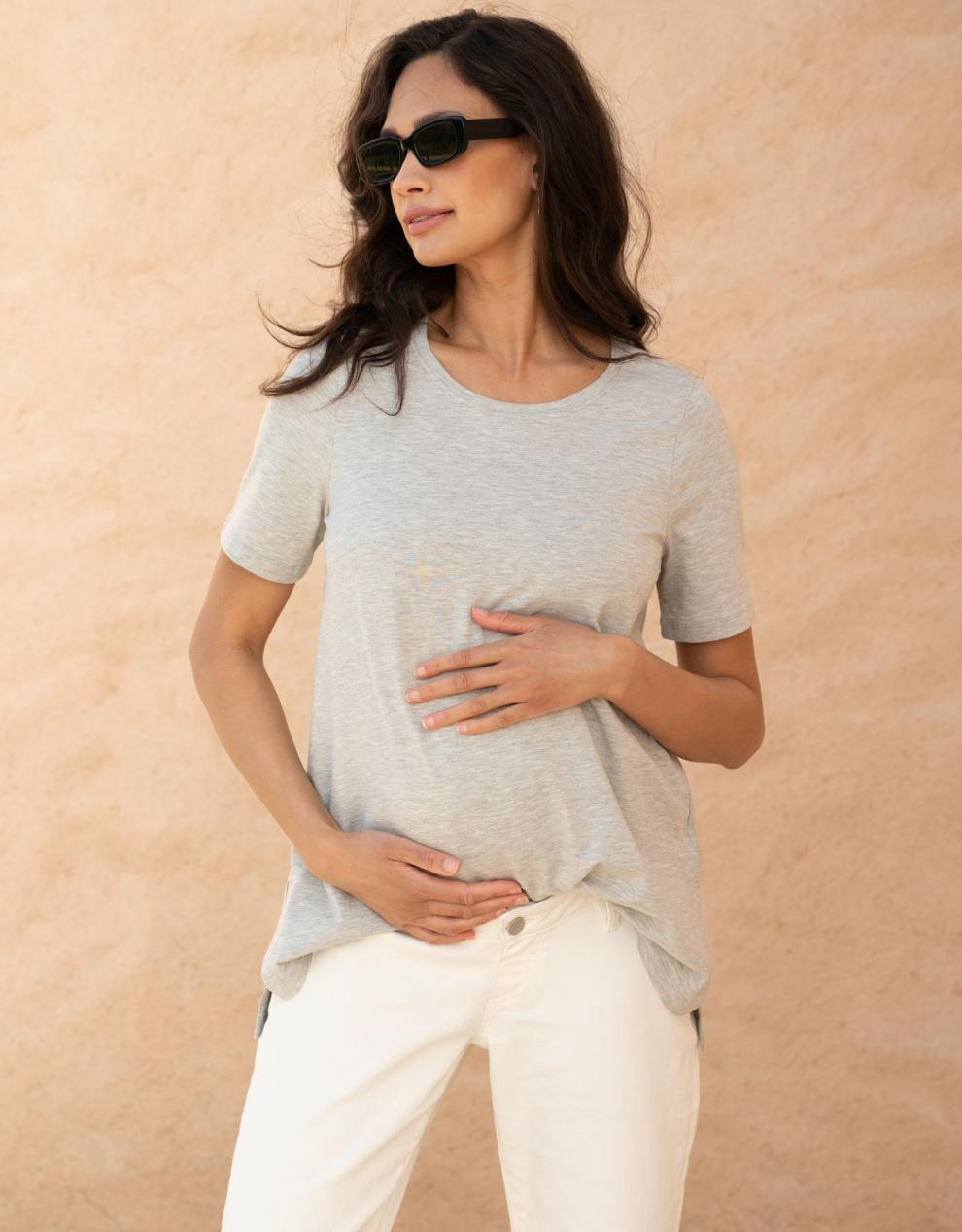 Women Seraphine Tops Jersey Short Sleeve Maternity T-Shirt