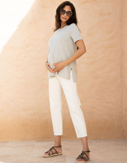 Women Seraphine Tops Jersey Short Sleeve Maternity T-Shirt
