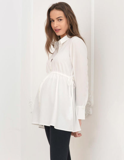 Women Seraphine Tops Tailored Maternity Shirt