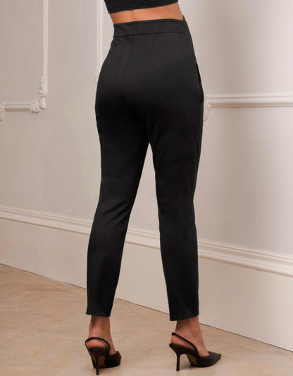 Women Seraphine Trousers & Skirts Slim Leg Black Maternity Pants