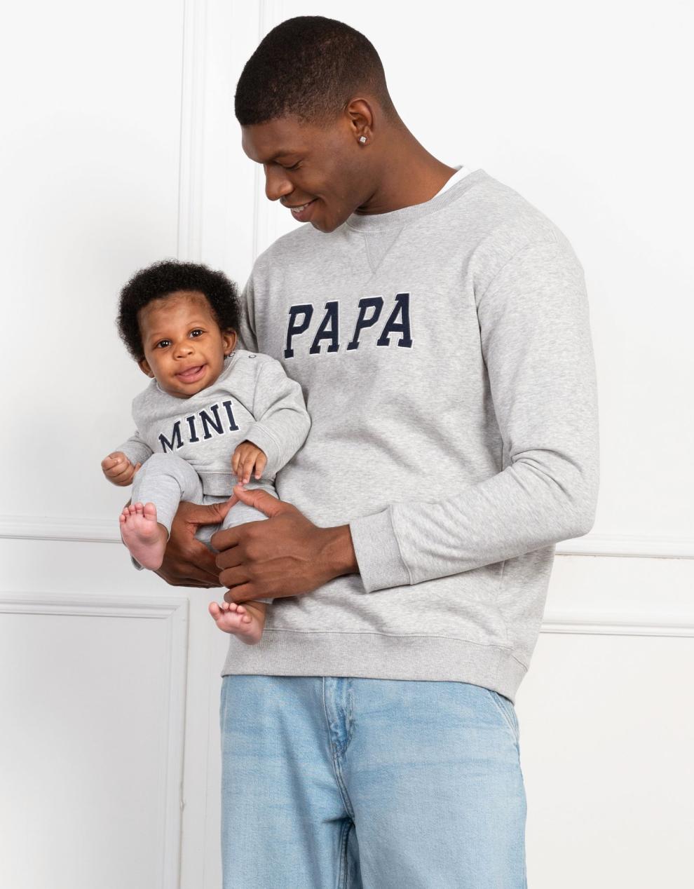 Women/Baby Seraphine Jumpers & Knitwear Cotton Blend Papa & Mini Sweatshirts