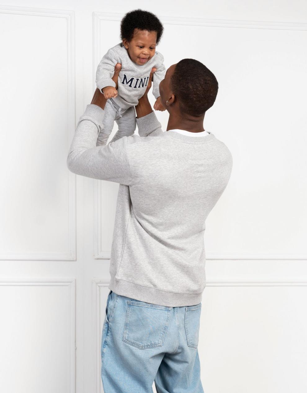 Women/Baby Seraphine Jumpers & Knitwear Cotton Blend Papa & Mini Sweatshirts